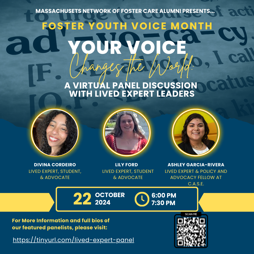 Your Voice Changes the World- Lived Expert Panel Discussion